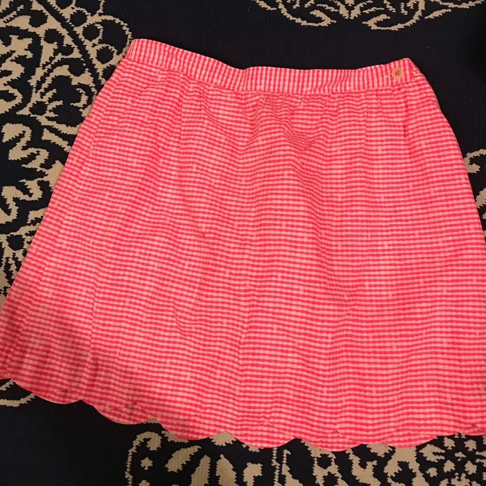 Gingham Lilly Pulitzer skirt